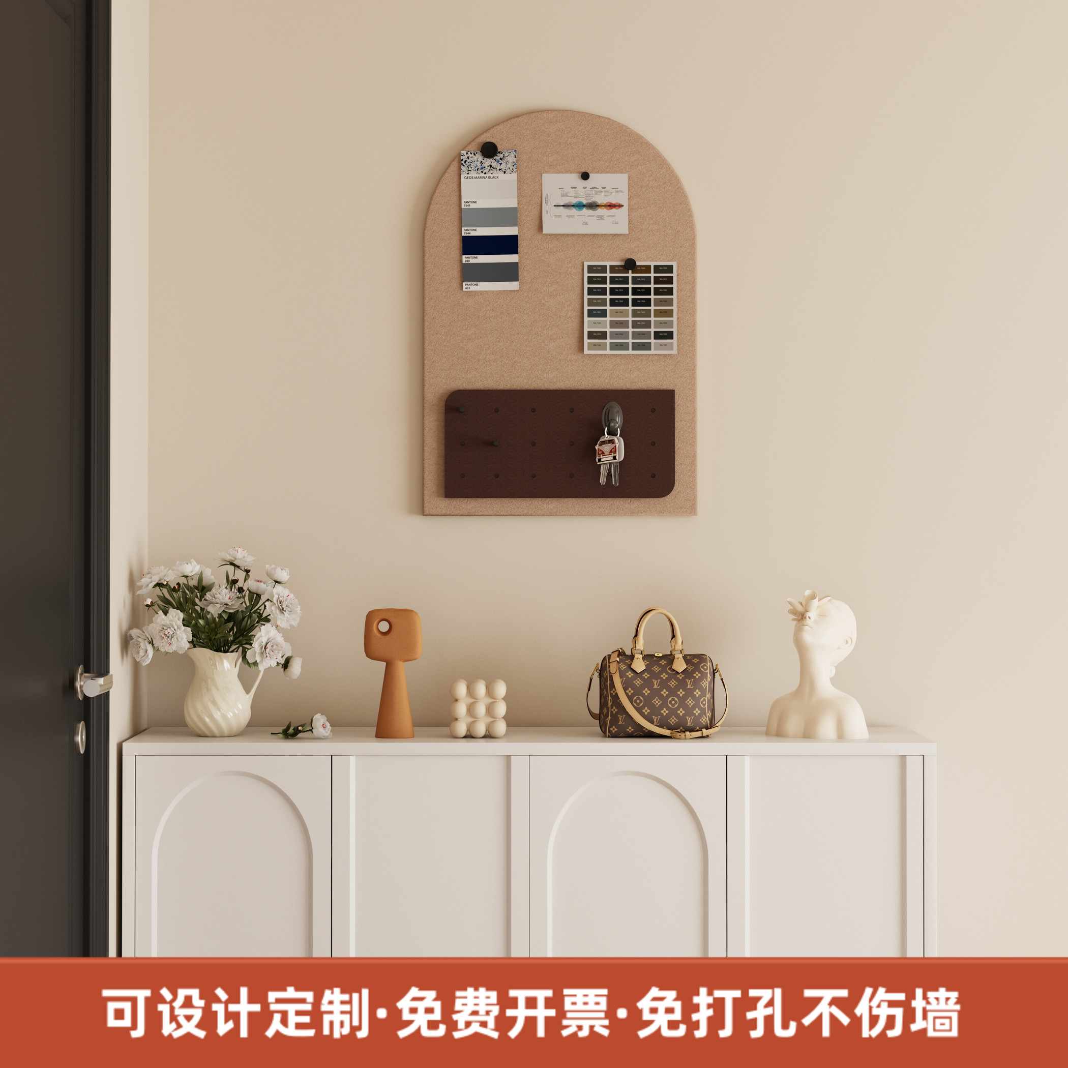 电表箱装饰画免打孔现代简约遮挡箱客厅开关电表盒配电箱电闸挂画