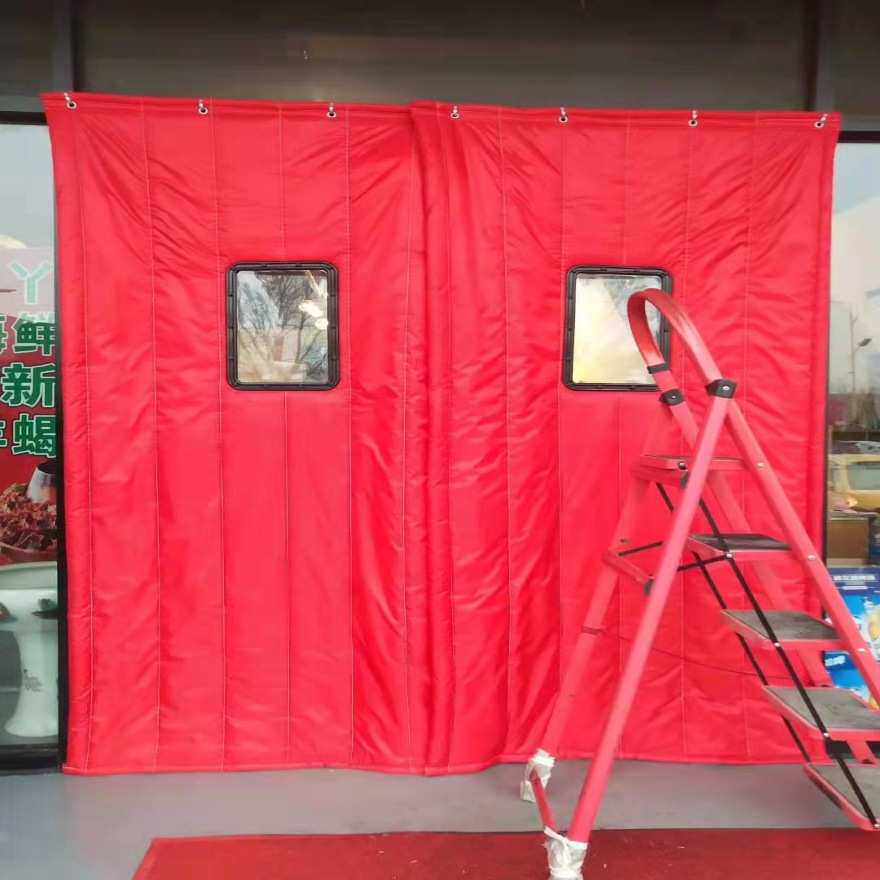 加工家庭专用冬季防寒防水棉隔音保暖门帘车间子商场加厚厂家挡风