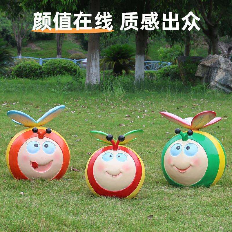 户外蜜蜂昆虫雕塑景观小品摆件景区公园幼儿园玻璃钢大型工艺品