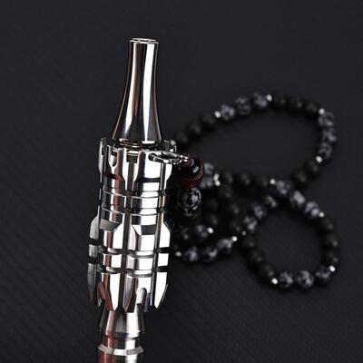 机甲风造型 高端钛合金材质 水烟吸嘴 Hookah Tip 不生锈不掉色