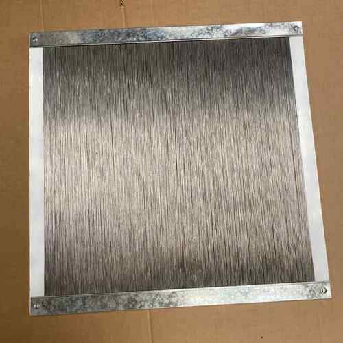 振弦过滤板 矿用除尘通风机用过滤板 不锈钢丝制作可订做尺寸