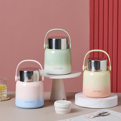 钢盖焖烧大壶304不000锈钢烧杯家闷用焖烧罐保温汤便捷容量桶焖烧