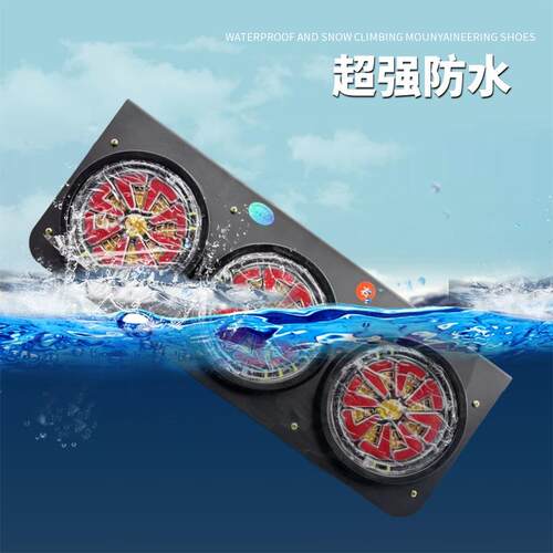 中集挂车后尾灯总成24vled超亮防水奥莱卡三联刹车爆闪转向4寸5寸