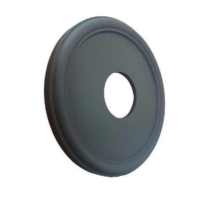 Light Fixtures Covers Plate Black Home Round Medallion PU