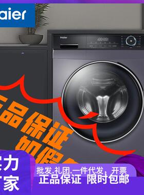 海.尔10公斤变频洗烘一体滚筒洗衣机智能投放G100208HBD12S家适用