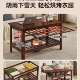 火桌子烤家用1.2米实木折叠简长方形烤架楠竹易CND火冬季 炕桌取暖