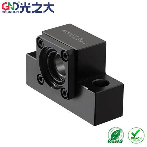 设计滚珠丝杆固定端支撑端EK C5C7丝杠精密支撑座GND连接器联轴器