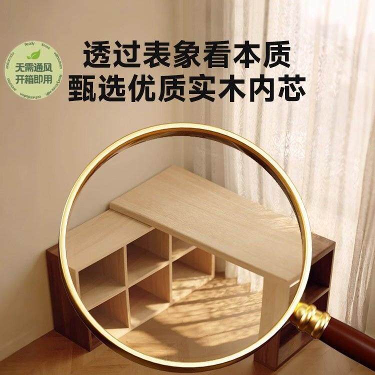 实木双人书桌人可家用学习桌室成长条桌子收卧纳柜322一体伸缩电