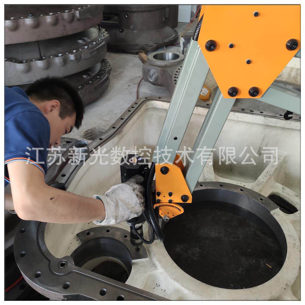 新光数控电动攻丝机D6-30LW万向风力发电电机机箱效自动智能