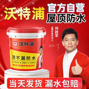 沃特浦屋顶专用防水涂料防漏防水胶屋顶漏水裂缝渗水补漏胶材料