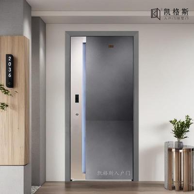入户门防盗子母门别墅大门单门双门农村自建房进户铸铝定制门