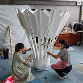 亚克力商场超大羽毛球模型加工各种款 及颜色道具场地拍摄摆物件 式