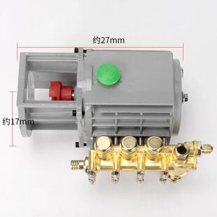 通用黑猫220v高压清洗机QL280 380型洗车机刷车器配件铜泵头总成