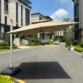 户外遮阳伞庭院伞露台阳台露天摆摊大型遮阳伞别墅花园室外罗马伞