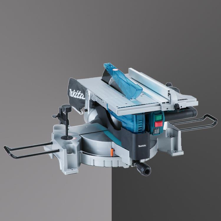 LUJJH1田20式1FL电插电式台斜切锯两用斜断锯台锯牧木工家用锯