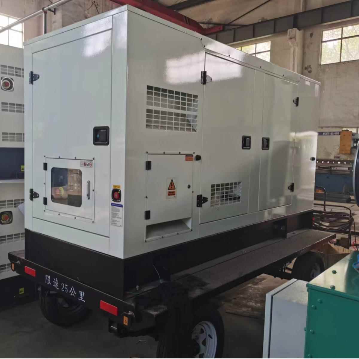 200KW移动式发电机TrailersilenttypeGenerator250KVA