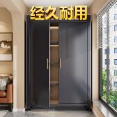 钢制阳台储物柜带门防尘多层大容量收纳柜防晒防水家用阳台杂物柜