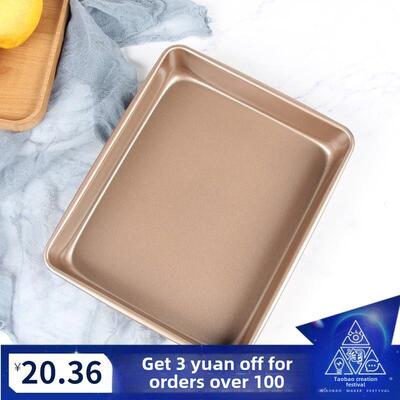 Non-stick rectangular baking tray snow flake cookies nougat