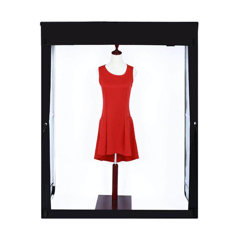 140CM大型led摄影棚softbox拍照儿童拍照模特服装拍摄棚套装