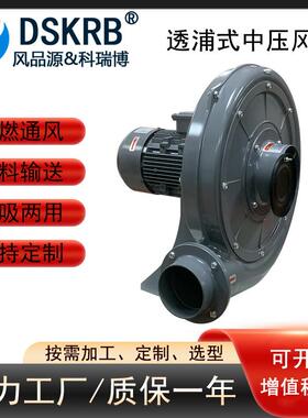 CX-100A 1.5KW纺织机械风机 2HP管道排尘风机 中压透浦式厂家直供
