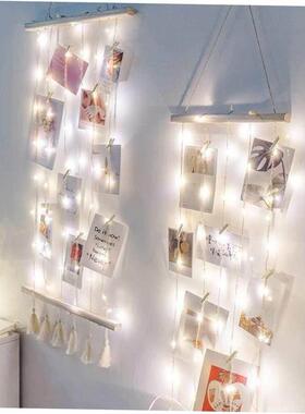 Nordic Wall Decoration Room Wooden Stick Photo Frame Artwork