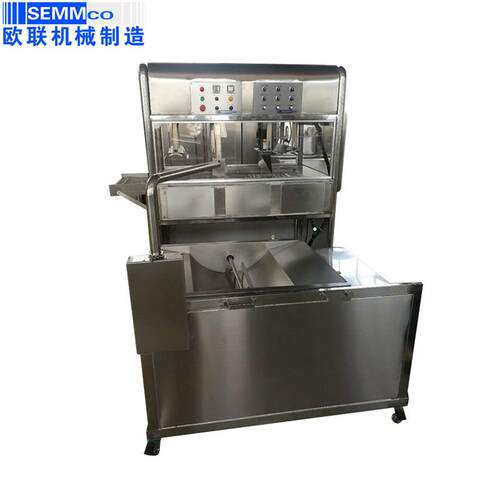 欧联机械 600mm巧克力涂衣机 巧克力设备 调温涂衣一体机