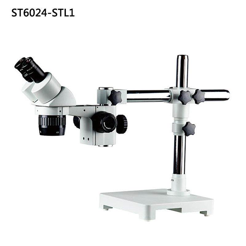 ST6024-STL6关节臂万向显微镜10倍20倍30倍40倍体视定倍两档变倍