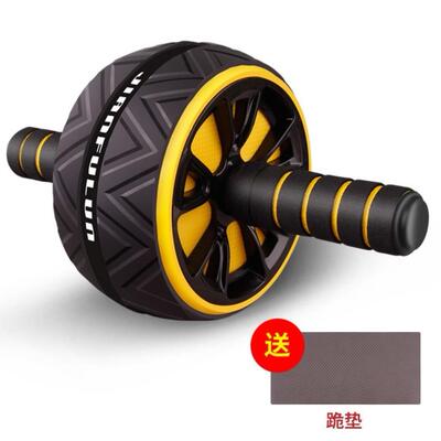 dual abs abdominal roller wheel exerciser workout body train