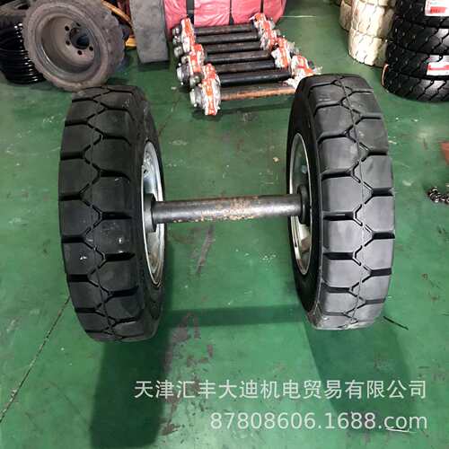 重型拖车实心轮隧道台车实心轮胎930x220/800x200规格实心轮