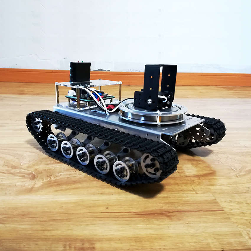 履带底盘云台STM32控制减震坦克智能小车机器人ROS平台创客树莓派