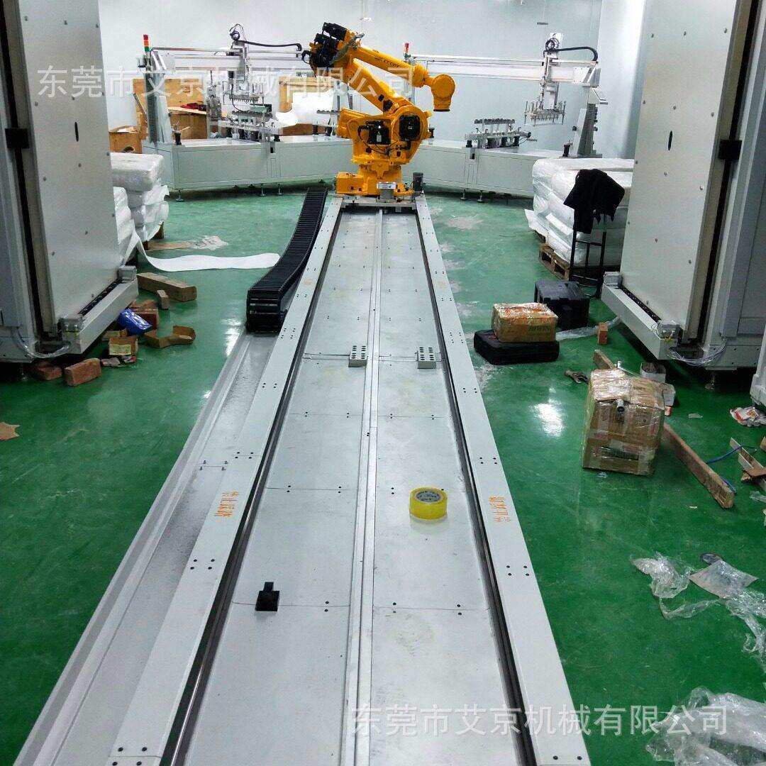 专业设计桁架天轨设备多节关节机器人天轨无限拼接轨道