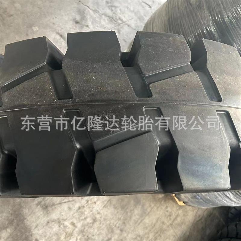 ELOADER抓钢机叉车12.00-24实心轮胎叉车前轮对轮轮胎后轮1200-20