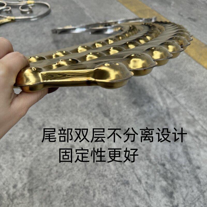 304不锈钢欧式大门花罗马门配别墅庭院门头花装饰花凤凰鸟凤翔花