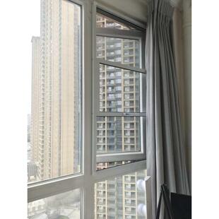 成都金刚网防盗纱窗定制三推式免打孔隐形防蚊虫防护高清高透沙窗