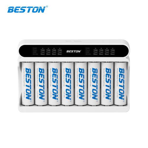 beston佰仕通 1.2V大容量电池镍氢款C9024L智能屏显快充充电器