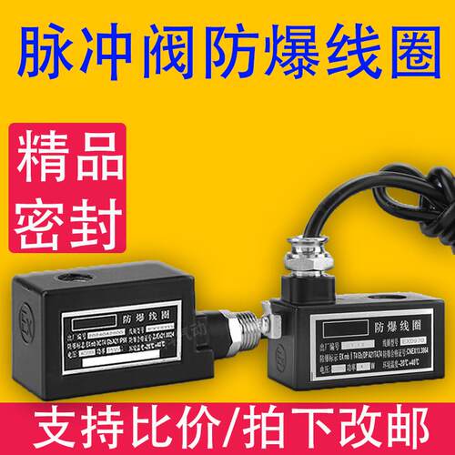 4V210-08电磁阀防爆线圈脉冲阀0911213141620MM孔水阀AC220VDC24V