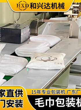 湿毛巾自动包装机一次性毛巾酒店包装机器多片湿巾装袋打包机