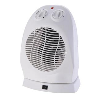 暖风机可摇头 白色小取暖器 fan heater 家用 LQ616B