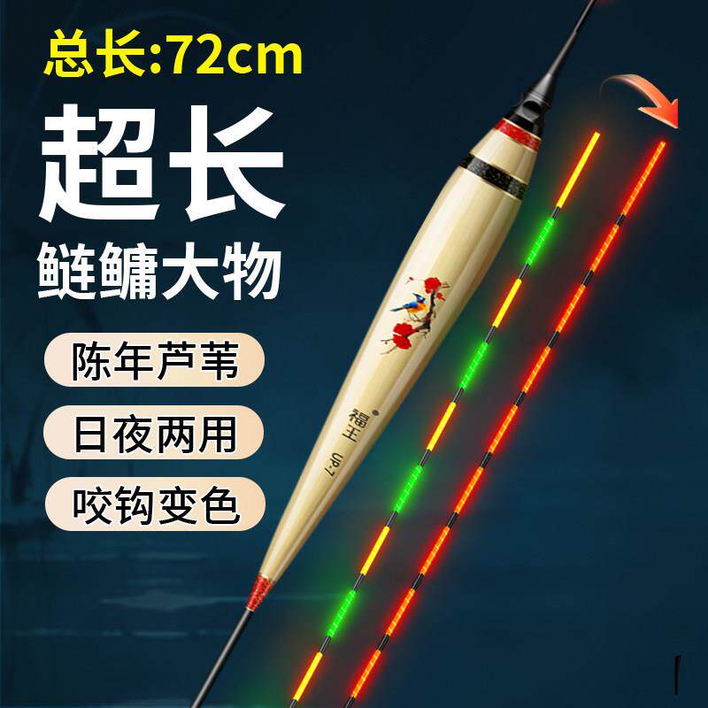 70长大物芦苇漂加长行程翘嘴漂远投醒目黑坑青鱼草鱼浮漂鲢鳙鱼漂