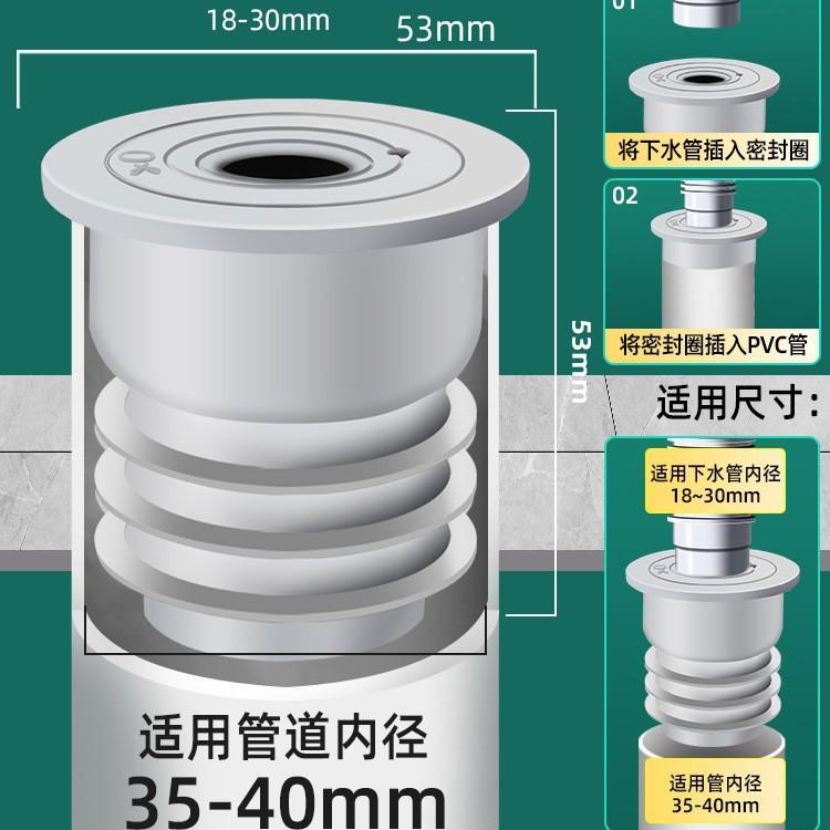 洗衣机厨房水管密封排水下水器