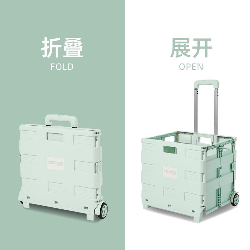 厂家现货折叠购物车二轮便携快递小推车万向爬梯买菜车小推车