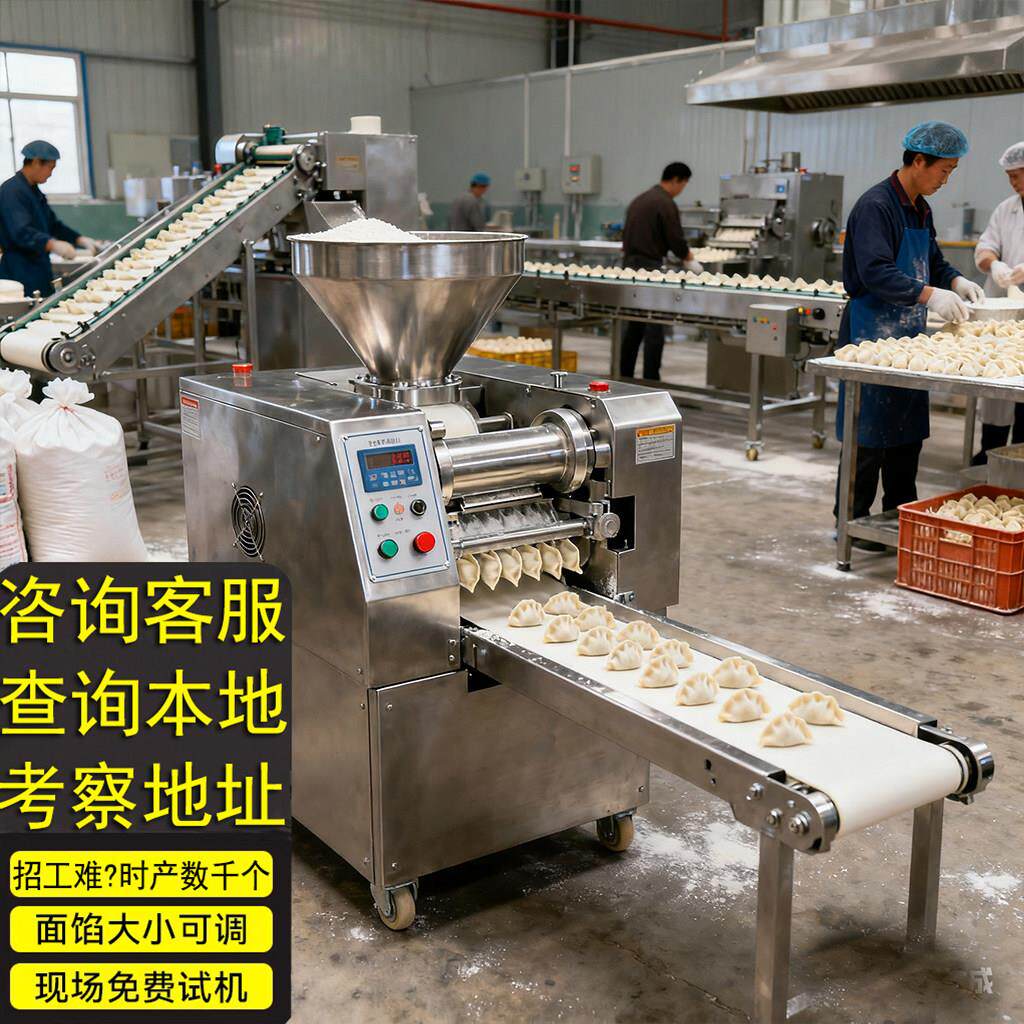 水饺机商用彷手工食堂包水饺机器包水饺机全自动花边水饺机食堂
