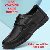 夏季 电工鞋 男士 6Kv劳动防护鞋 透气除臭轻质牛皮实心底安全 绝缘鞋