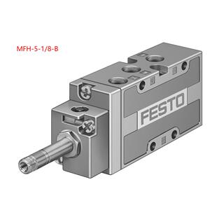 FESTO费斯托两位三通电磁阀JMFH-5-1/4-B19789 MFH-5-1/8-B 19758