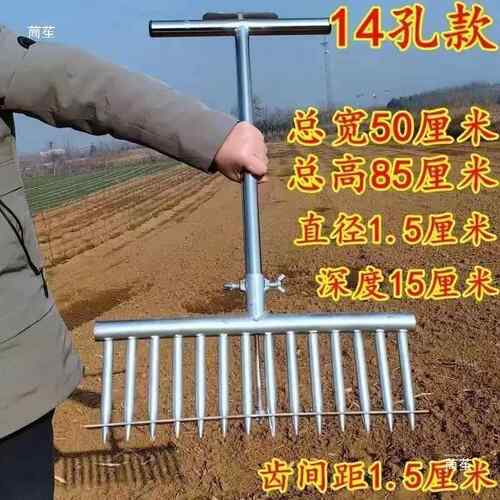 种栽葱机栽苗器大葱叉子自动打洋孔工具葱种菜移栽器904移苗葱器