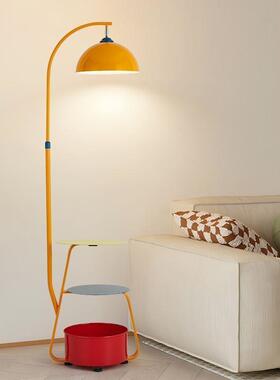 新款现代简约茶几彩落地置灯物客厅卧室床柜一体立色式台头520灯