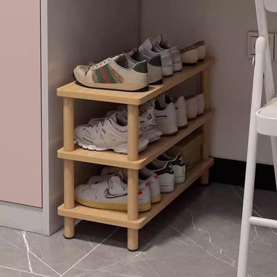 简易鞋架，适用于家庭宿舍小巧经济的桌下防尘多层学生储物门鞋柜