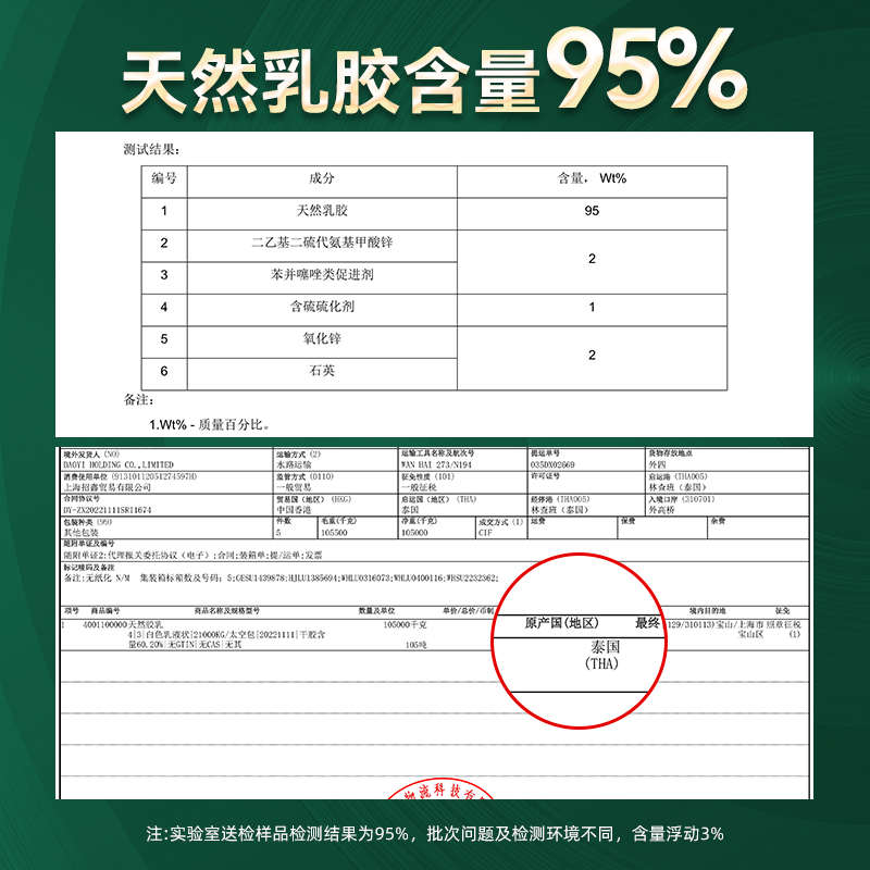 天然乳胶床垫家用卧室双人1.8m泰国进口橡胶宿舍学生单人纯软垫