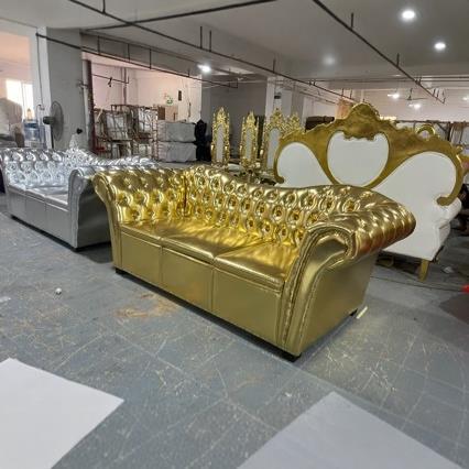 美式复古皮艺沙发三人位客厅小户型工业风油蜡皮复古沙发酒店沙发