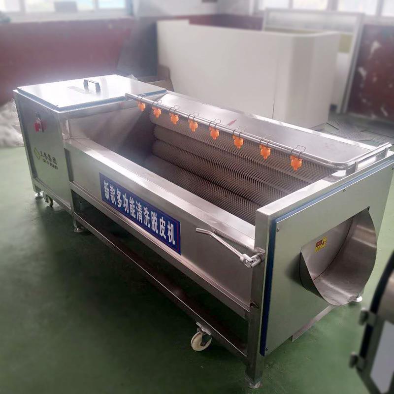SY-1500毛刷清洗机 果蔬清洗去皮一体机 球类抛光机器